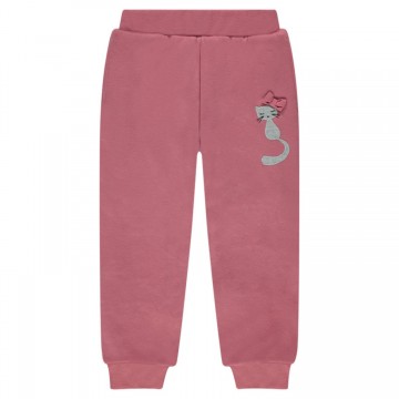 Pantalon de jogging en molleton doublé sherpa fille