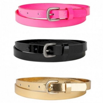 Lot de 3 ceinture vernies pour fille