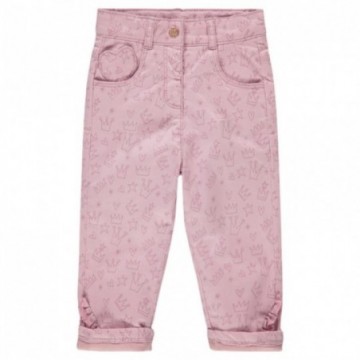 Pantalon en coton imprimé bébé fille