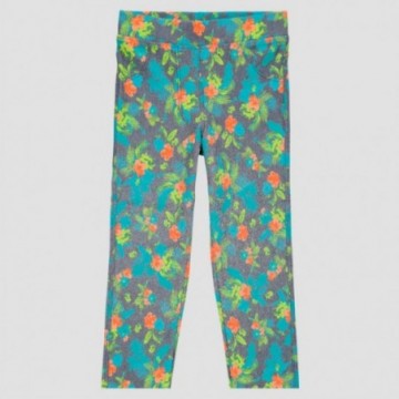 Jegging imprimé fleuri fille