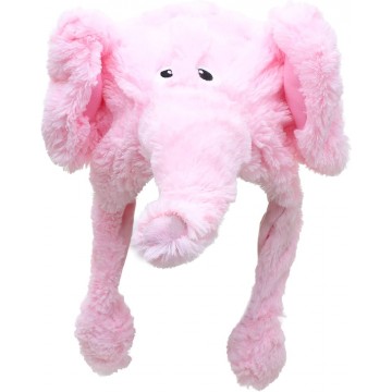 Bonnet peluche animal, éléphant