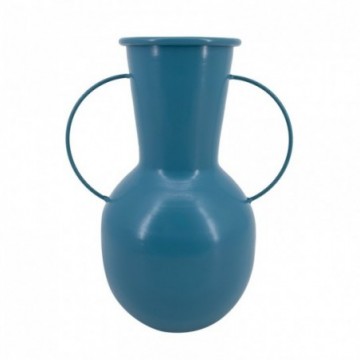 Vase 2 anses, en métal - hauteur 24 cm