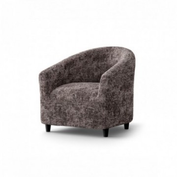 Housse bi-extensible microfibre gaufrée léopard pour fauteuil cabriolet