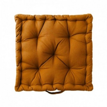 Coussin de sol uni coton 38x38 cm