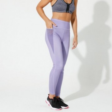 Legging taille haute avec empiècements résille