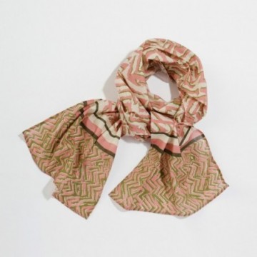 Foulard imprimé cachemire, 198 x 38 cm - coton