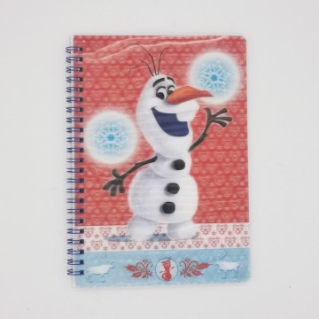 Carnet de note "Olaf" effet 3D