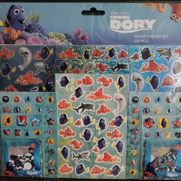 Set de 500 stickers "Finding Dory"