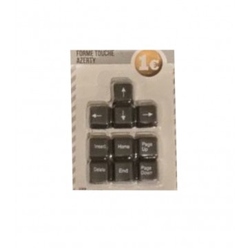 Gomme forme touche Azerty