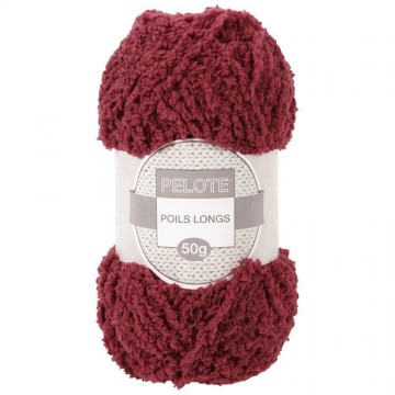 Pelote poils longs 50g - couleur aléatoire