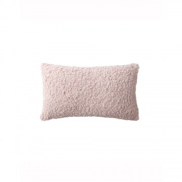 Coussin rectangulaire 30x50 cm - bouclette sherpa moutonnée