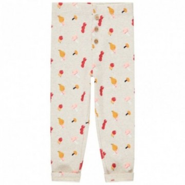 Legging en coton pour bébé fille à imprimé fantaisie