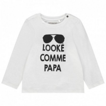 Tee-shirt manches longues en coton bio bébé garçon