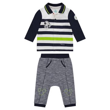 Ensemble polo et pantalon en jersey "Mickey" bébé garçon