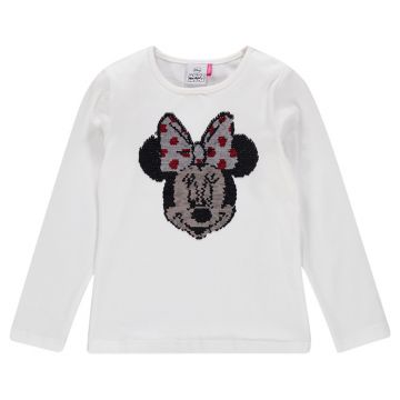 Tee-shirt manches longues avec sequins magiques « Minnie » fille