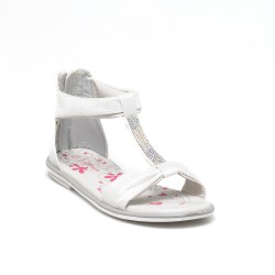 Sandales fille avec zip talon