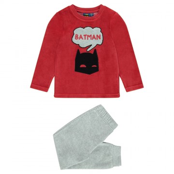 Pyjama garçon en velours bicolore "Batman"