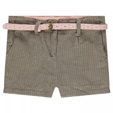 Short en tweed fille