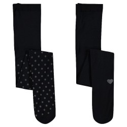 Lot de 2 collants fins bébé fille