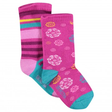 Lot de 2 paires de chaussettes bébé fille