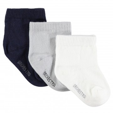 Lot de 3 paires de chaussettes bébé garçon