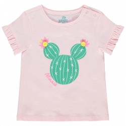 Tee-shirt bébé fille manches courtes en coton "Minnie"