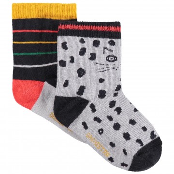 Lot de 2 paires de chaussettes bébé garçon