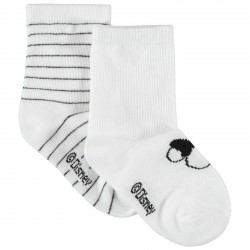 Lot de 2 paires de chaussettes bébé fille