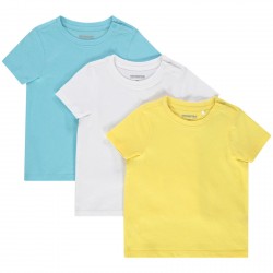 Lot de 3 tee-shirts bébé garçon coton bio