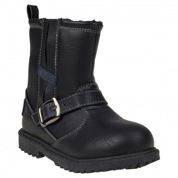 1/2 bottes aspect cuir