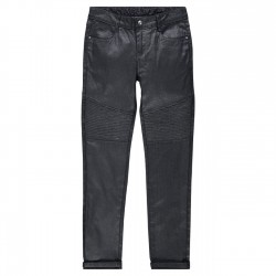 Pantalon en twill enduit fille