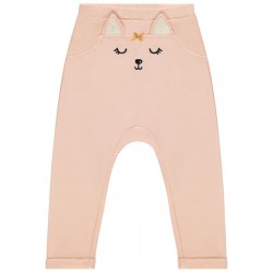 Pantalon de jogging en molleton bébé fille