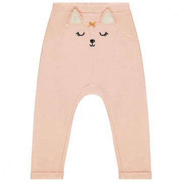 Pantalon de jogging en molleton bébé fille