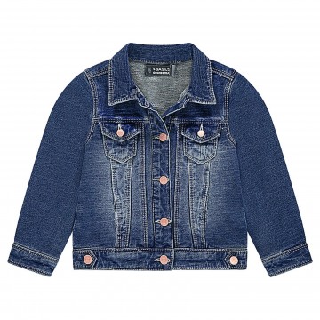 Veste en molleton effet jeans fille