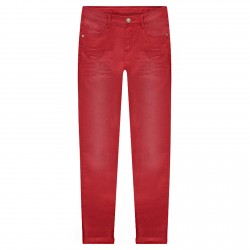 Pantalon slim fille effet used