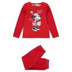 Pyjama long en velours "Minnie" fille