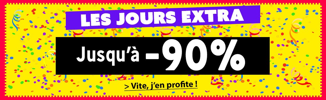 Les Jours Extra : jusqu'à 90%