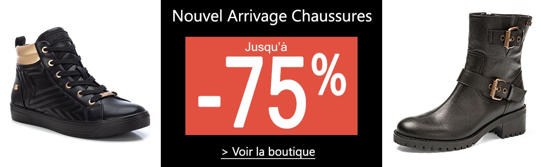 Nouvel Arrivage Chaussures jusqu'à -75%