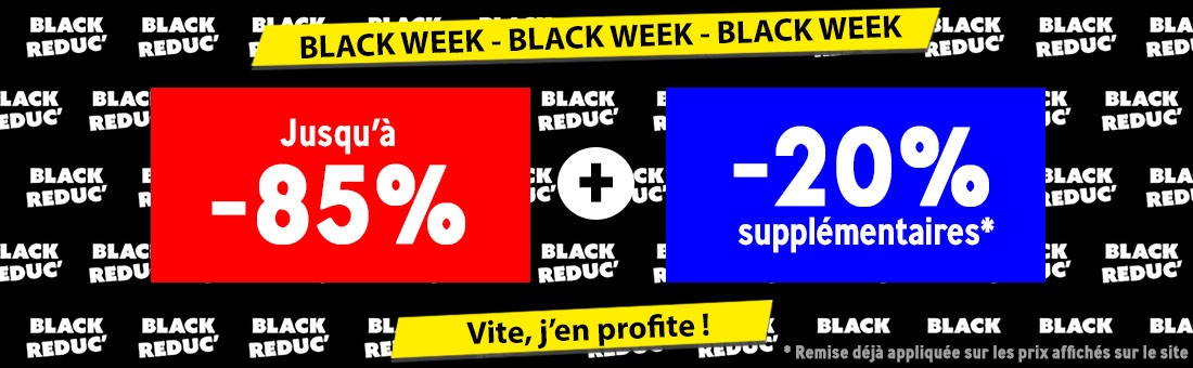 Black Week : jusqu'à -88%